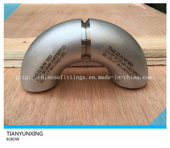 A403 Wp321 90deg Seamless Stainless Steel Elbow