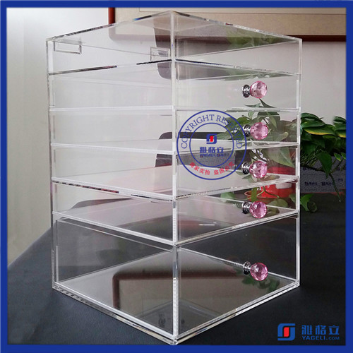 6 Drawer Acrylic Makeup Display Box