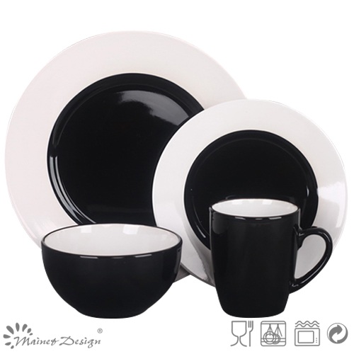 Glossy Glaze High Quality Ceramic 16PCS Dinnerware Set