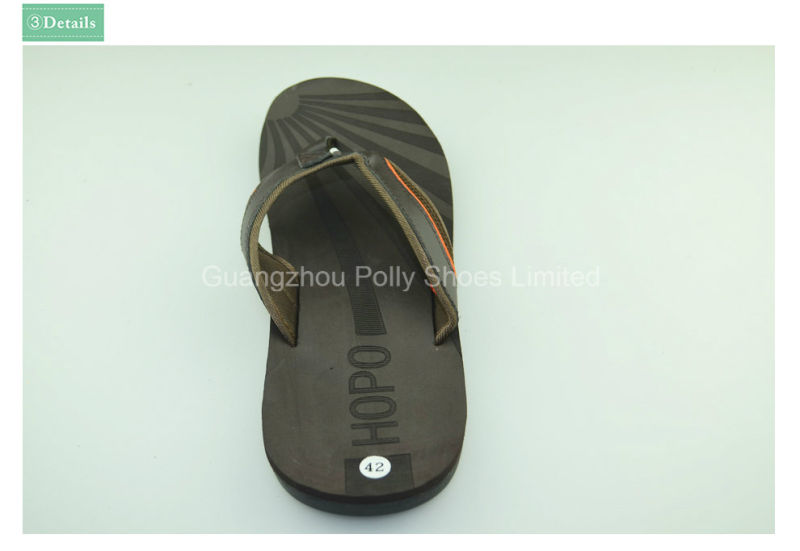 New Arrival Fashion Men Leather Flip Flops