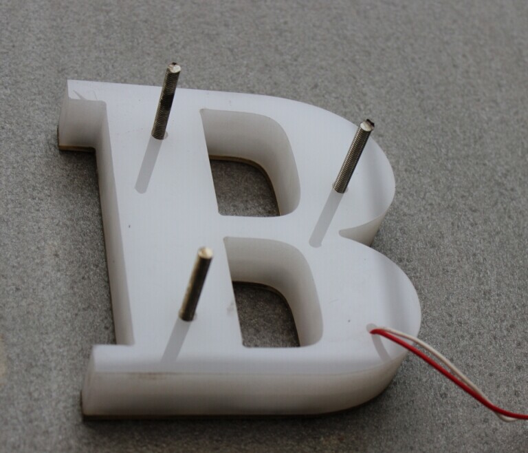 3D Wall Mounted Backlit Metal Letters for Advertising