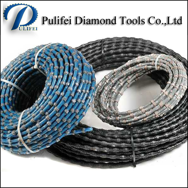 Diamond Sintered Bead to Diamond Wire Rope Saw for Cutting