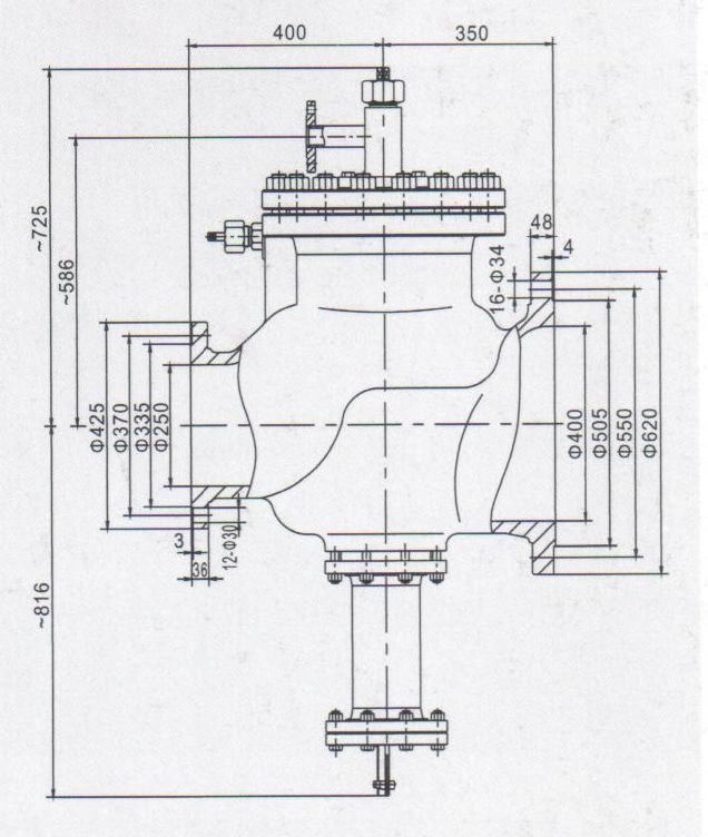 Ga49h-40 Steam Turbin Main Safety Valve