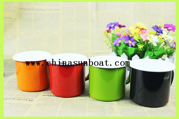 Enamel Cuetomized Printing Travel Cup