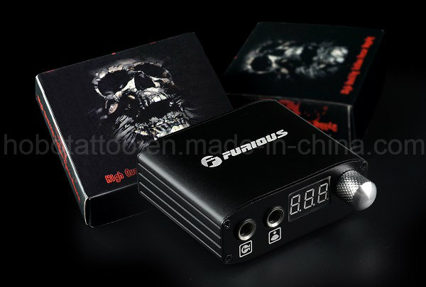 Newest 2-Year Warranty Mini Digital Tattoo Power Supply with Clip Cord & Foot Switch