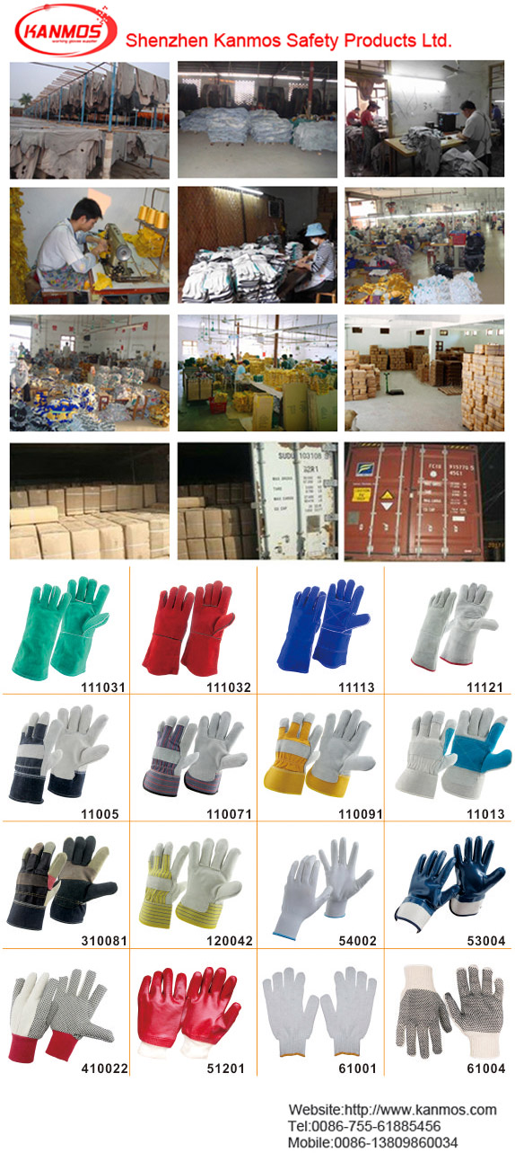 Anti-Cutting Nitrile Jersey Coated Industrial Safety Work Gloves (53003)