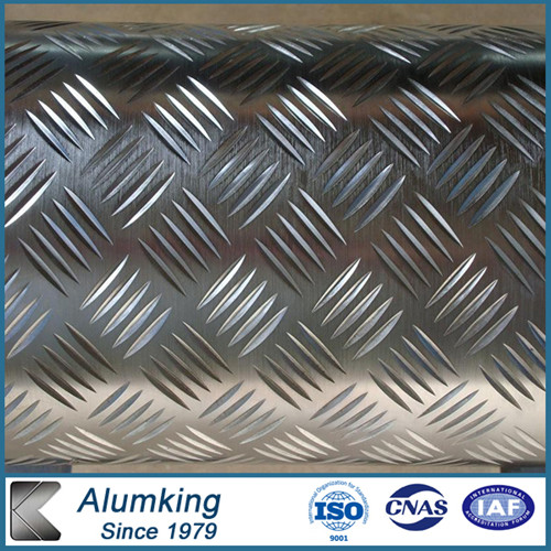 1.5mm Thickness Embossed Aluminum Plate with ISO Standard