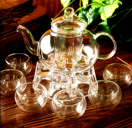 Glass Tea Set Glassware Glass Appliance Kitchenware Glass Pot