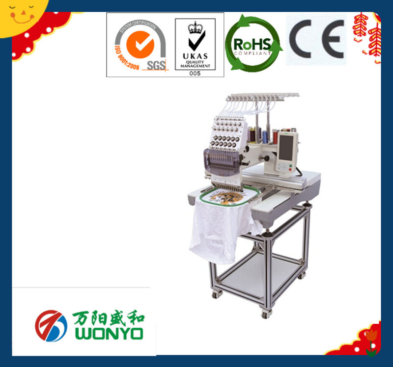 OEM Single Head Cap Embroidery Machine Wy1201CS/Wy1501CS