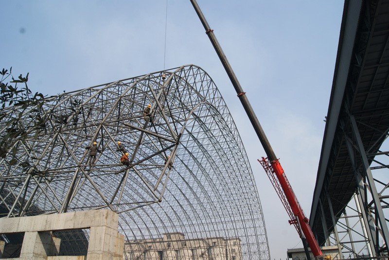 Prefabricated Steel Coal Shed Construction