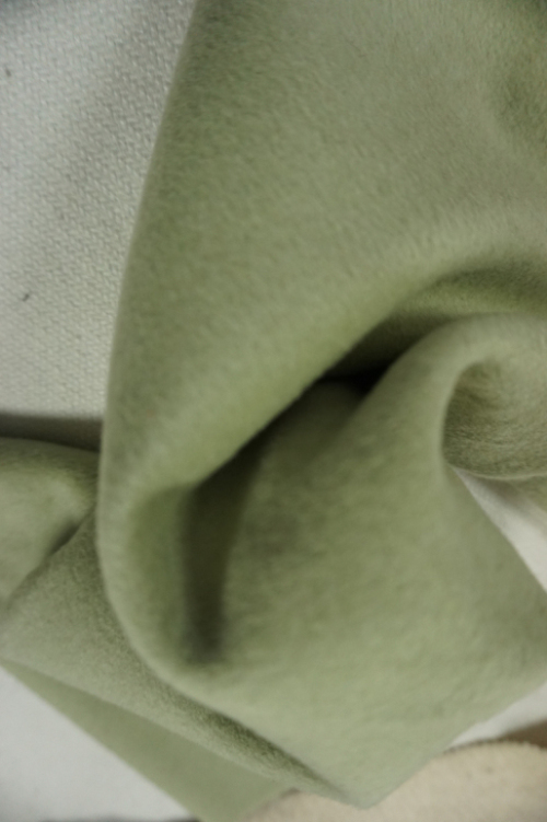 Double Faces Wool Fabric Light Green