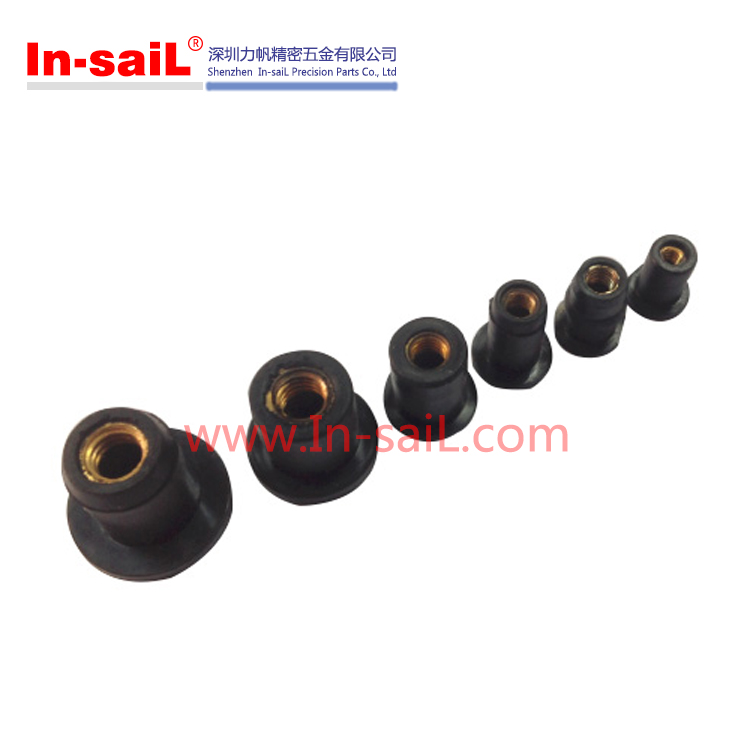 China Special Custom Rubber Insulated Rivet Nuts