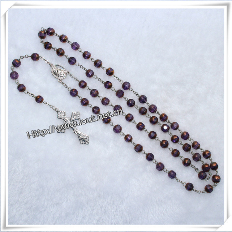 Wooden Rosary Bead Necklace/Wooden Beads Rosary Bracelet/Wooden Rosary Necklaces (IO-cr013)