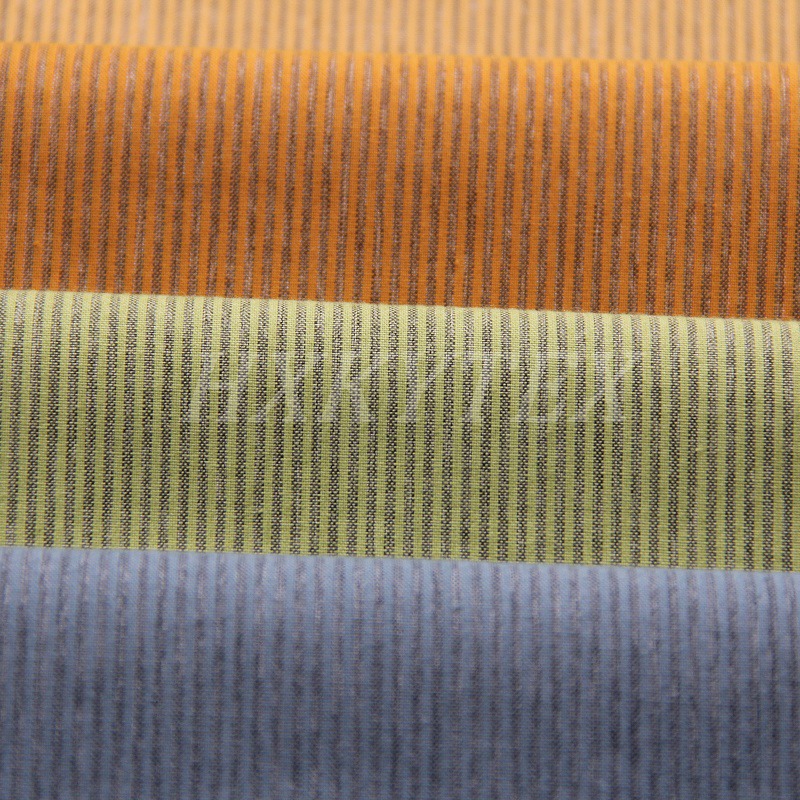 Polyester and Cotton Fabric with Stripe Pattern for Shirt