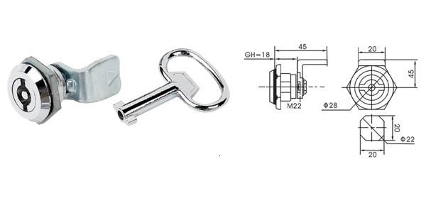 Electrical Cabinet Cam Lock (AL-001)