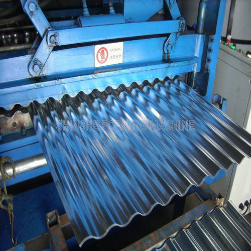 PLC Touch Control Corrugated Metal Sheet Cold Forming Machine