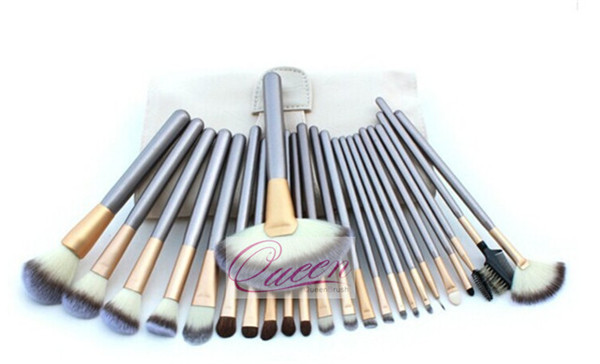 Beauty Cosmetics 24PCS Synthetic Makeup Brush Set with Bag