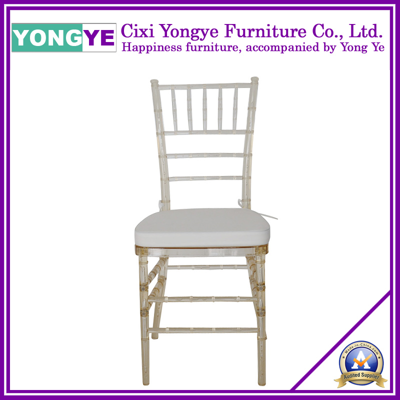 Crystal Resin Chair /Transparent Resin Chair/Clear Resin Chiavari Chair