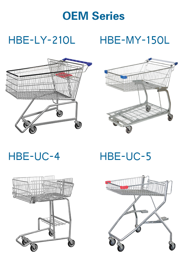 Supermarket Equipments Trolley Basket Shelving