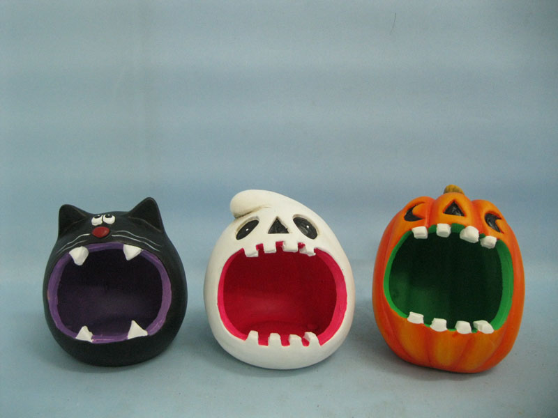 Halloween Pumpkin Ceramic Arts and Crafts (LOE2373-11)