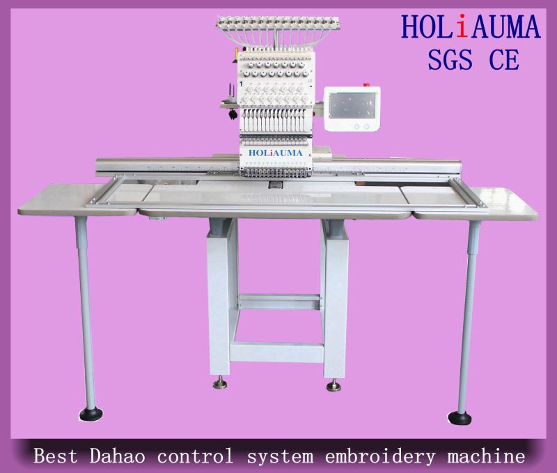 Ho1501L Single Head Big Size Flat Home Computerized Cap Embroidery Machine Factory Price