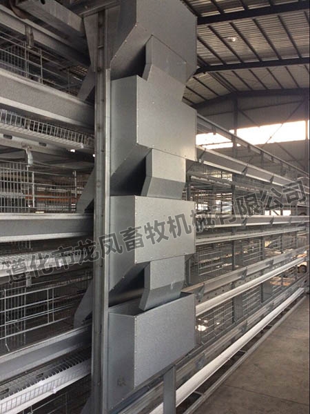 Galvanized Automatic H Frame Layer Cage Certificated with ISO9001