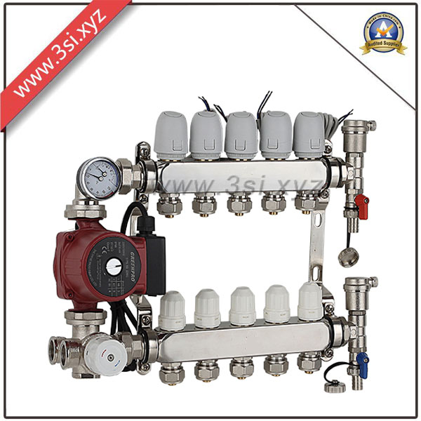 Floor Heating Water Separator with Discharge Record Meter (YZF-PZ160)