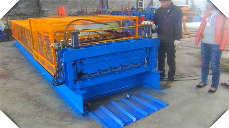 Color Steel Sheet Roof Panel Double Layer Roll Forming Machine