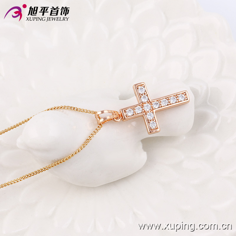 Fashion Xuping Nice Cross Crystal Gold Jewelry Pendant for Gifts or Party -32468