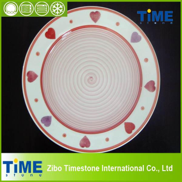 Wholesale Handmade Colored Ceramic Plate (082503)