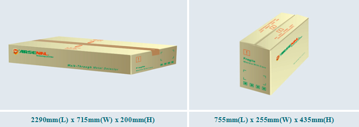 Bank Security Multi- Launch Reception Walk Through Metal Detector with Light Sound Alarm Door