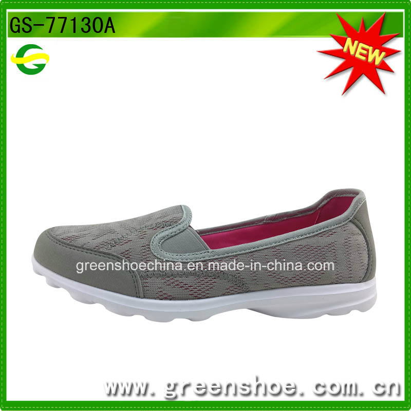 Good Selling Greenshoe Fashion Lady Casual Flat Shoes