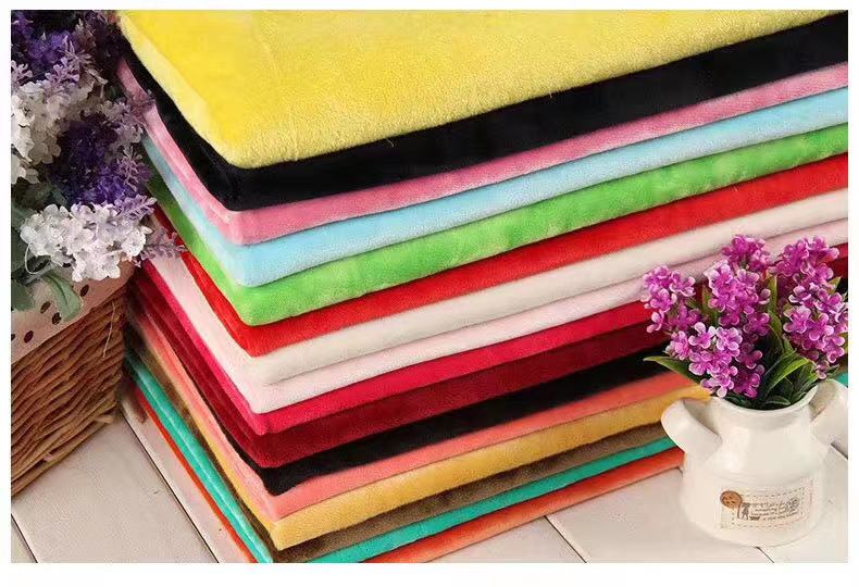 Minky Velboa Solid Velvet Fleece Fabric