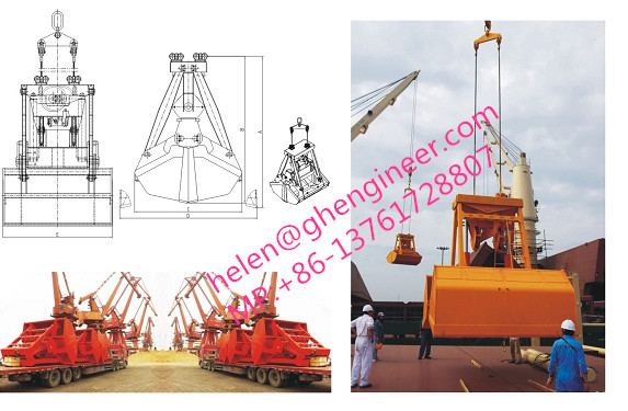 Single Rope Grab with Wireless Remote Control System for Bulk Material Handle