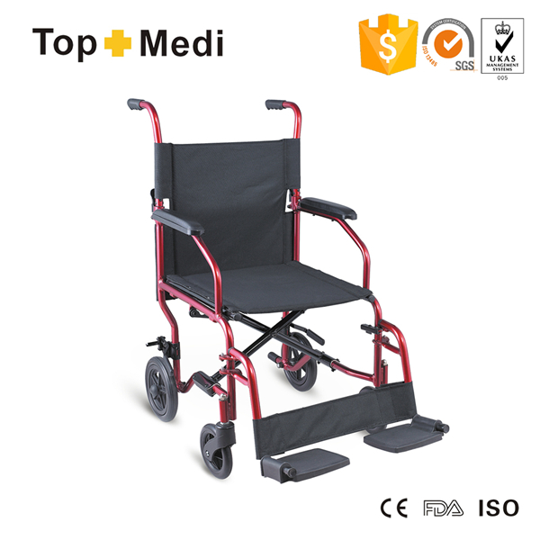 High End Lightweight Transit Manual Aluminum Wheelchair