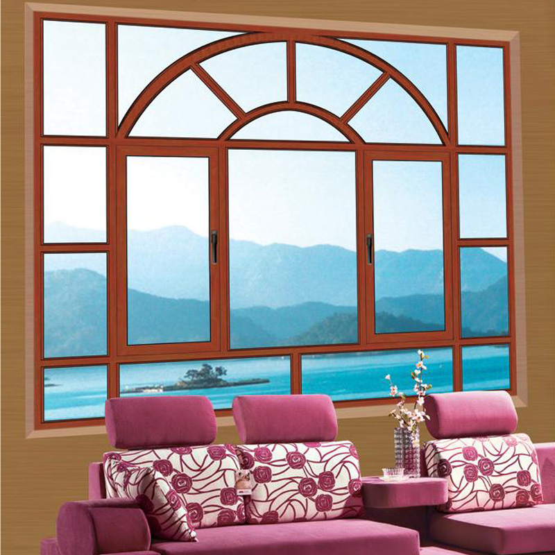 Feelingtop Casement Aluminum and Wood Environmentally Swing Window (FT-AW90)