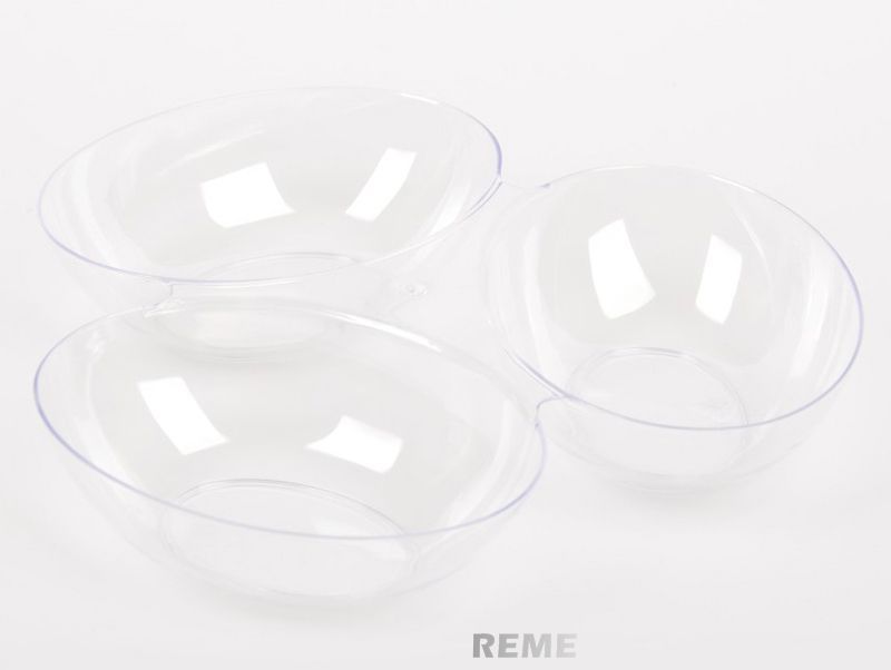 Plastic Disk Disposable Saucer Egg Shaped Tray