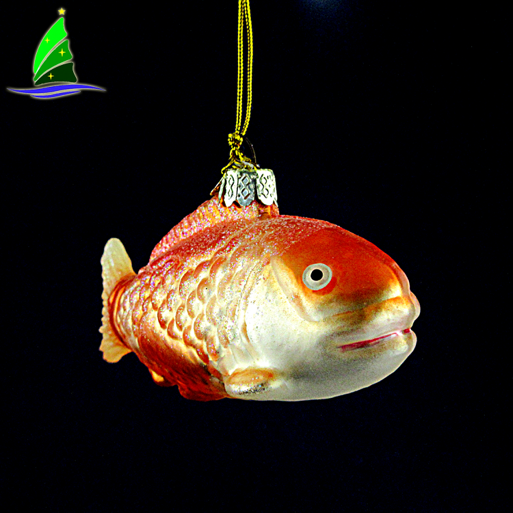Home Decoration Fish Style Hanging Glass Handicraft Ornament