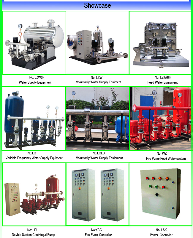 Fire Water Supply Equipment of Xbg