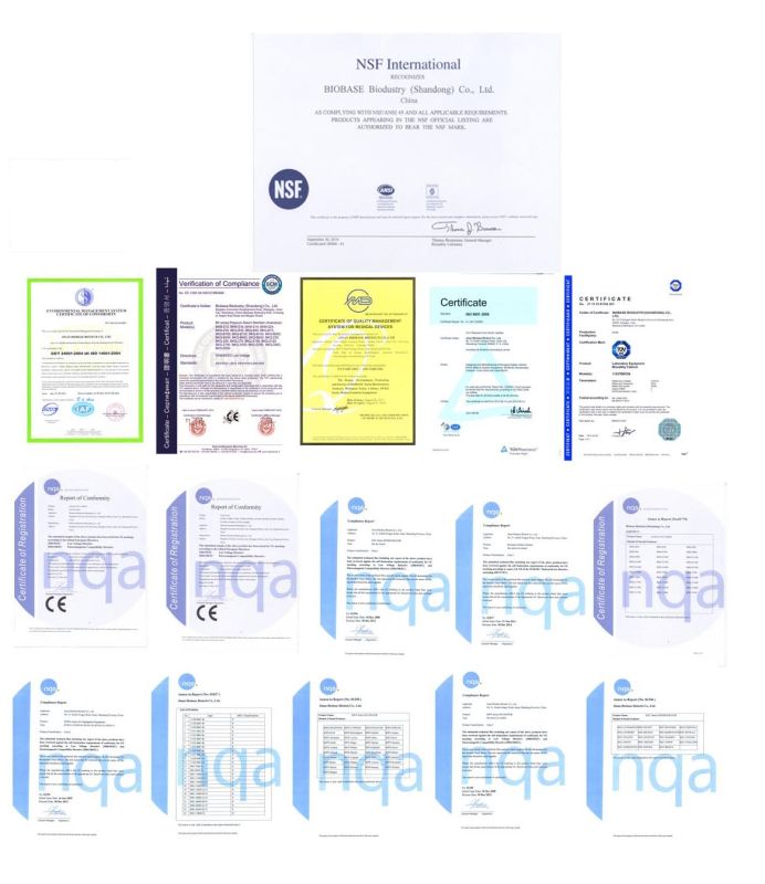 NSF Certified Biological Safety Cabinet