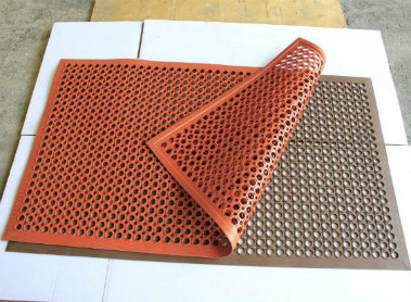 Anti-Slip Kitchen Mats, Drainage Rubber Mat, Bathroom Rubber Mat Anti-Fatigue Mat