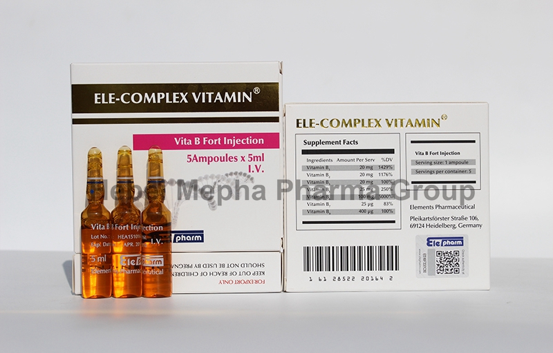 Skin Friendly Complex Vitamin B, Vb, B12, B6 Vita B Injection