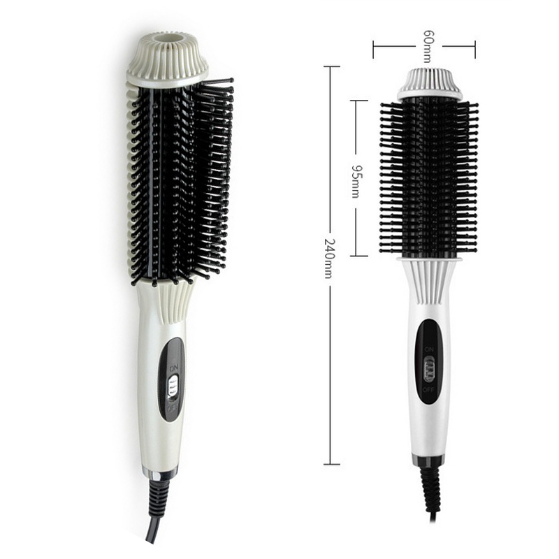 Temperature Control LCD Hair Straightener Brush Also Can Curl Your Hair