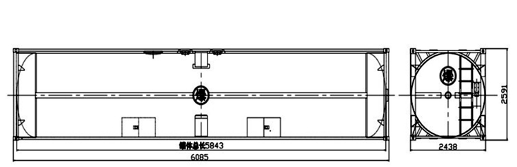 20FT LPG ISO Container Tank