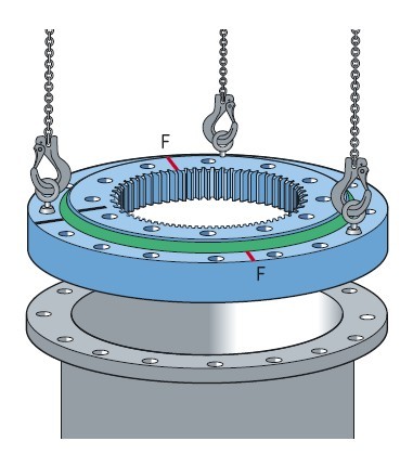 Replaced SKF Slewing Ring Bearing (RKS. 212140106001)