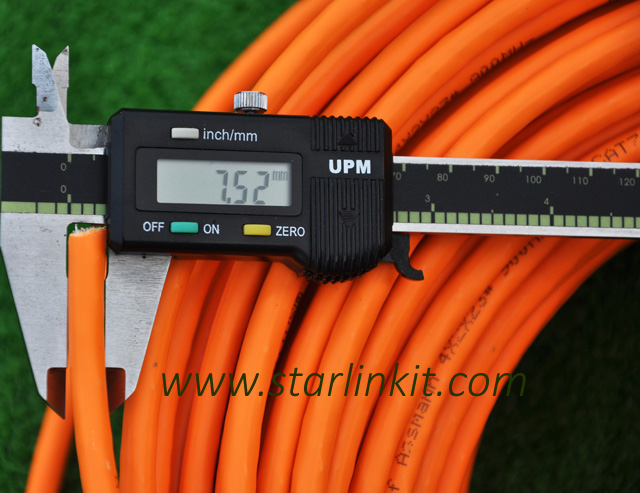 10g 650MHz SFTP Shielded Cat7 LAN Cable with LSZH Jacket