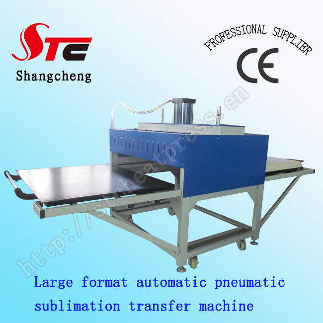 Large Format Pneumatic Sublimation Transfer Machine 80*80cm Automatic Pneumatic Heat Press Machine T Shirt Heat Printing Machine Stc-Z02