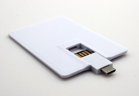 High Speed Business Card USB Flash Drive Credit Card OTG Flash Disk for Promotion USB Pen Drive