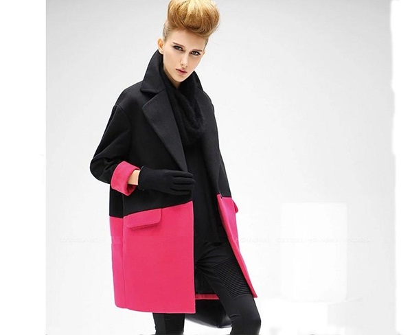 Chic Women's Winter Single Breasted Ladies Overcoat