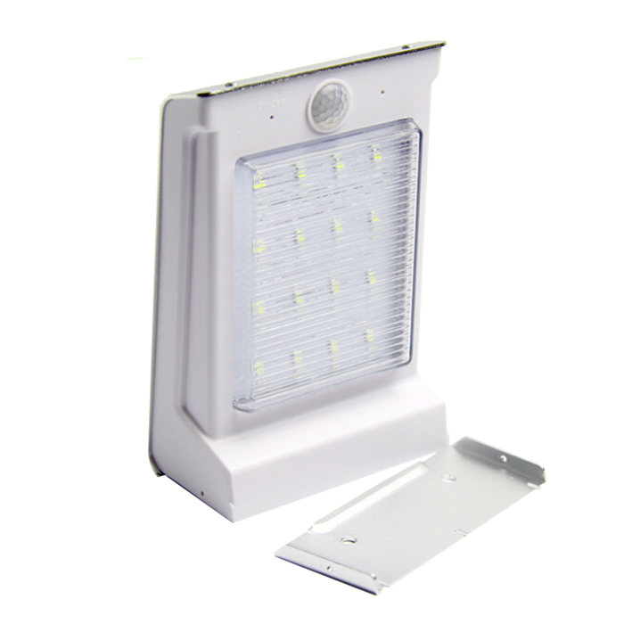 16LED Solar Penel Power PIR Motion Sensor Wall Light Wireless Outdoor Lighting IP65 Waterproof Garden Lamp Night Light